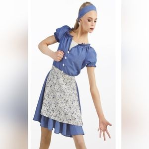 Weissman 'Hard Knock' 'Orphan Annie' dance costume blue